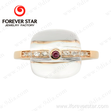 16K Gold Ring with Rose Gold ring Designs